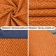 thumbnail image 3 of Fundas Lavables para Sillones Protector Muebles Brazos Sofá () Naranja, 3 of 9