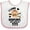 White and Pink, variant on Inktastic Monkey I Love Hanging out with My Titi Boys or Girls Baby Bib