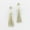 Silver, variant on Boho Handmade Small Pearl Beads Tassel Statement Long Earrings Bohemia Jewelry
