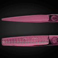 thumbnail image 5 of 6" Velora Wine Colored Hair Shears for Smooth, Clean Hair Cutting - Great for Wet or Dry - Lightweight - Long Lasting Steel (Set of Shears), 5 of 7