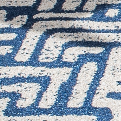 Safavieh Amherst Raynard Geometric Area Rug, Blue/Creme, 5'3" x 8'