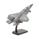 thumbnail image 5 of Modelo de avión de combate SU35 a escala 1/100 con base y decoración de mesa. gris, 5 of 9