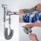 thumbnail image 3 of Flexible Shower Hose ABS Spring Flexible Shower Hose for Water Sanitary Toilet Bidet Spray Gun Bathroom(Gray), 3 of 4