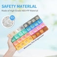 thumbnail image 1 of YAOMOBB Portable Box Portable 32 Grids Monthly Box Large Capacity Removable Organizer Transparent Lids Compact Container, 1 of 5
