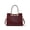 red, variant on Genuine Cowhide Women Crocodile Print Tote Handbag, Structured Shoulder Crossbody Purse
