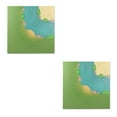 thumbnail image 2 of bedienty Plastic Building Bricks Baseplate Base Plate Board Platform Miniature Replacement Parts Presents Party Favors Accessories Grass Type 2 2Set, 2 of 6