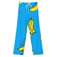 thumbnail image 3 of Colorful Yellow Banana Pajamas For Women Loose Retro Night Pajama Pants Comfortable Sleepwear Bottoms Homewear, 3 of 6