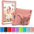 thumbnail image 6 of Allytechgroup iPad 9th 8th 7th Gen Case 10.2", Butterfly Design Kids Friendly Shockproof Kickstand EVA Shoulder Strap Bumper Lightweight Case for Apple iPad 10.2" 202021/2020/2019, Lightpink, 6 of 8
