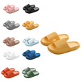 thumbnail image 3 of Solid-Color Soft Sole Slippers Wear-Resistance Comfy Sandals for Washroom Home, 3 of 4