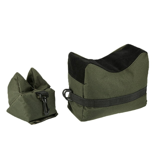 Bolsa de soporte para tiro al aire libre, resistente al desgaste, color verde