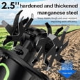 thumbnail image 5 of 2-in-1 Cordless Tiller & Cultivator with Extension Pole, 24V Battery Powered Handheld Garden Tiller, Electric Soil Cultivator for Weeding and Aerating, Yard & Lawn (with Extension Pole, 2 Battery), 5 of 7