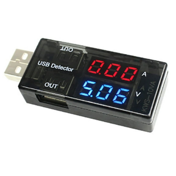 DC5V Plug and Play USB Current Voltage Test Detector Voltmeter Ammeter Measuring Tester