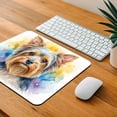 thumbnail image 4 of Yorkshire Terrier Yorkie Dog Watercolor Style Mouse Pad Low Profile Gaming Mat, 4 of 7