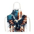 thumbnail image 1 of EGNMCR Memorial Day Decorations,4Th of July Decorations, Patriotic Decorations Independence Day Aprons Festive Decor Kitchen Cooking For Stain Protection Pre shrunk cotton and linen, 1 of 5