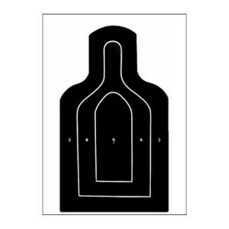US Dept. of Defense M9 25-Meter E-Type Silhouette Target  Pack of (Best Us Department Stores)