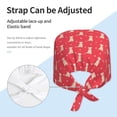 thumbnail image 4 of Kdxio Labrador Retriever Dog Pattern Turban Hat for Women Men Comfortable Adjustable Cleaning Working Cap with Sweatband, 4 of 8