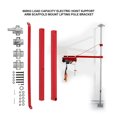 thumbnail image 1 of 600kg Load Capacity Electric Hoist Support Arm Lifting Pole Bracket Adjustable, High Strength Material Scaffold Mount for Construction Workers, 1 of 7