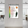 thumbnail image 2 of Scoville1 Heat Units Peppers Chart Poster Chili Knowledge Guide Wall Art (2) Canvas Painting for Living Room Bedroom Decor, 2 of 5