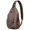 Camel-3, variant on Indian Tribal Paisley Sling Bag - Retro Vintage Pattern Chest Bag - Comfortable for Travel, Biking, Hiking