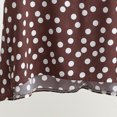 thumbnail image 5 of Viluyesy Women's T Shirts Short Sleeve Crew Neck Casual Graphic Print Loose Fit Summer Daily Tops Brown Size 4XL, 5 of 5