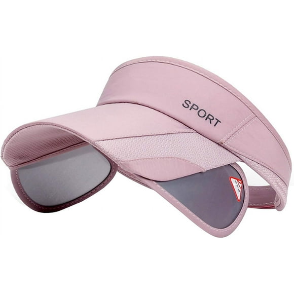 Gorra de visera solar de verano para mujer, gorra de golf ajustable con visera retráctil, protección UV, gorra deportiva para playa o tenis