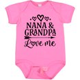 thumbnail image 3 of Inktastic Nana and Grandpa Love Me Girls Baby Bodysuit, 3 of 5