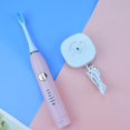 thumbnail image 4 of brosse Dents Lectrique Recargable Paire De Deux Rose Blanc Brosse Dents Lectrique Entirement Charge, 4 of 4