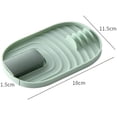 thumbnail image 2 of Multifunction Anti-Slip Plastic Organizer Household Spoon Shelf Pot Lid Stand Pan Cover Holder Kitchen Tool(Green), 2 of 7