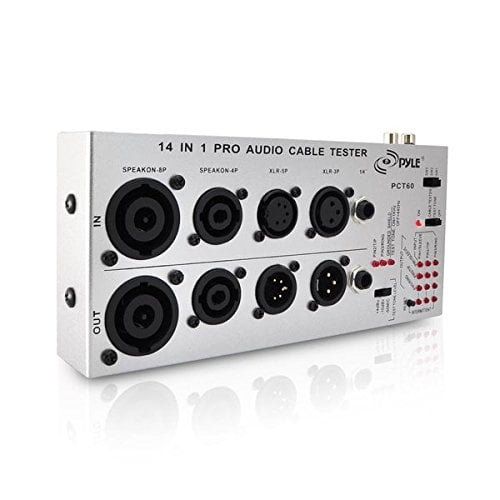 Sound Around Pyle-Pro 12 Plug Pro Audio Cable Tester 