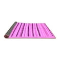 thumbnail image 2 of Ahgly Company Indoor Round Solid Purple Modern Area Rugs, 6' Round, 2 of 4