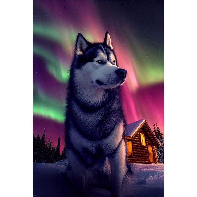 5D DIY Taladro Diamante Pintura Animal Kit Del Arte
