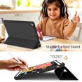 thumbnail image 5 of Kvtvou iPad 9.7 Inch 6th / 5th Generation Case with Pencil Holder, Slim Lightweight Soft TPU Back Smart Cover, Auto Sleep/Wake, for iPad 6th Gen 2018/ 5th Gen 2017 Case, Black, 5 of 8