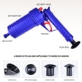 thumbnail image 4 of Desatascador De Fregadero Manual Air Power Closestool Dredger Extended Push Rod Limpiador de tuberías para baño Cocina Likrtyny Libre de BPA, 4 of 9