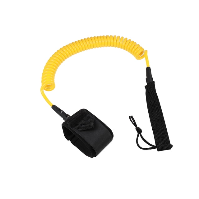 Eigraketly Correa para tabla de surf, taladro de acero inoxidable ajustable, equipo deportivo, gran sellado, tobillos, alambre, seguridad, protección de Deportes acuáticos Amarillo Eigraketly OD027286-04