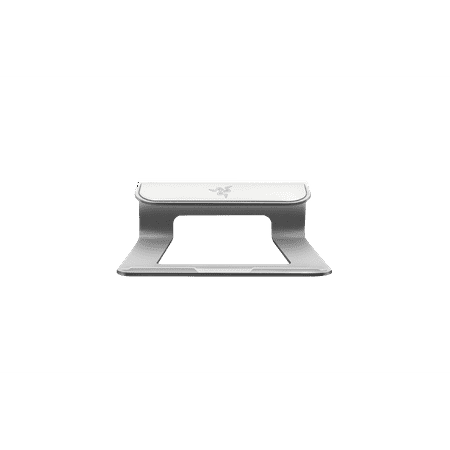 Razer Laptop Stand: Ergonomic Design - Anodized Aluminum Construction - Mercury White
