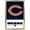 Gold Framed Version, variant on NFL Chicago Bears - Logo 21 Wall Poster, 22.375" x 34"
