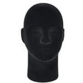 thumbnail image 1 of Hombre 11 "" ESPUMA DE POLIESTIRENO Terciopelo negro como MANIQUÍ CABEZA DE MANIQUÍ peluca exhibición sombrero gafas (1 paquete), 1 of 1