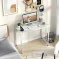 thumbnail image 3 of Gymax 1PC Home Office PC Table Rectangular Meeting Room Table 40''x19.5'' w/ Metal Frame, 3 of 6