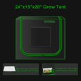 thumbnail image 4 of Carpa de Cultivo MELONFARM Pequeña para Aerogarden 60x40x50 cm Sistema Hidropónico, 4 of 8
