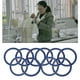 thumbnail image 4 of 10 rollos de cinta adhesiva de colores para pizarra blanca, cinta fina y estrecha para acabado artístico. Azul, 4 of 9