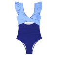 thumbnail image 4 of MSJUHEG One Piece Bathing Suit for Women,Halter Swimwear,Shapewear Swimsuits for Women,Monokini,Tummy Control Swimsuits for Women,Plus Size Swimsuit for Women,High Cut Navy S, 4 of 4