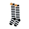 thumbnail image 3 of Calcetines de Halloween para niños, calcetines largos para fiestas, accesorios fotográficos, espectáculos en el escenario Negro, 3 of 8