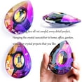 thumbnail image 3 of H&D 76mm Crystal Suncatcher Hanging Chandelier Prism Rainbow Maker Window Crystal, 3 of 3