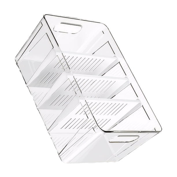 Matsuzay Caja de almacenamiento práctica de calidad alimentaria ABS con divisores desmontables, fácil de transportar y duradera Cocina y Comedor talla grande