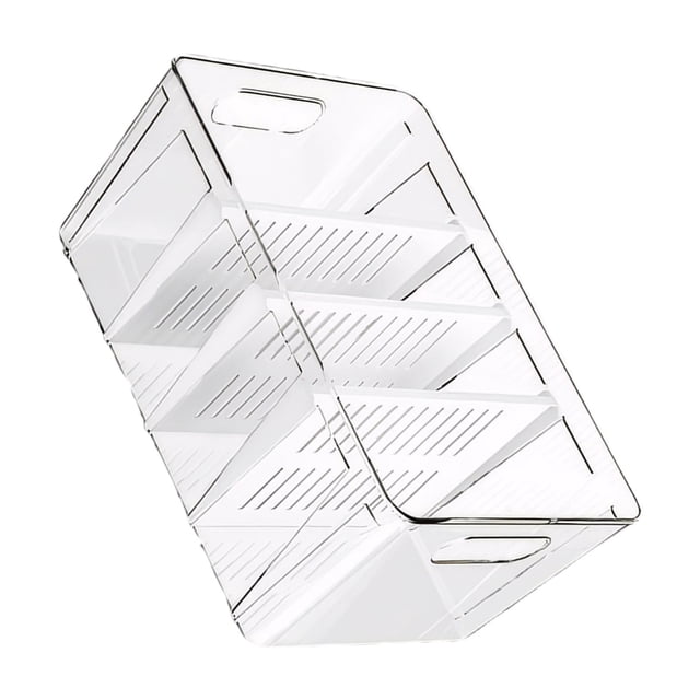 Matsuzay Caja de almacenamiento práctica de calidad alimentaria ABS con divisores desmontables, fácil de transportar y duradera Cocina y Comedor talla grande
