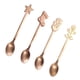 thumbnail image 2 of Juego de cucharas de Metal de Navidad de acero inoxidable 4x, cubiertos de fiesta de Navidad, cucharas de postre de 5 pulgadas, cucharaditas de postre , BLESIY cuchara de café, 2 of 8