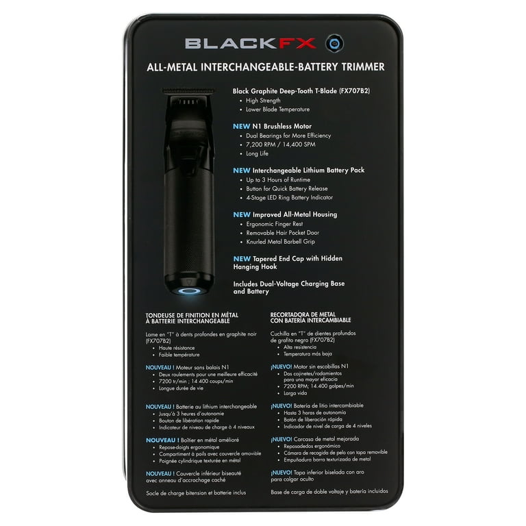 BaBylissPRO BLACK FX バリカン BabylissPRO BlackFX FXONE Zero-Gap Adjustable with Dual Ball