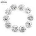 thumbnail image 1 of Botones de diamantes de imitación con Base de aleación de 10 piezas, botones de adorno brillante, accesorios de bricolaje para ropa de flores de cristal Monstrate HA7632-00B, 1 of 6