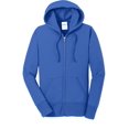 thumbnail image 5 of Port & Company Ladies Core Fleece Full Zip Hooded Sweatshirt-L (Royal), 5 of 6