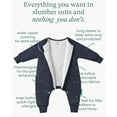 thumbnail image 2 of PurComfy Supersoft Baby Safe Sleep Sleepsuit, Zipper + Snap for Easy Diaper Changes 2T-4T, Midnight, 2 of 9